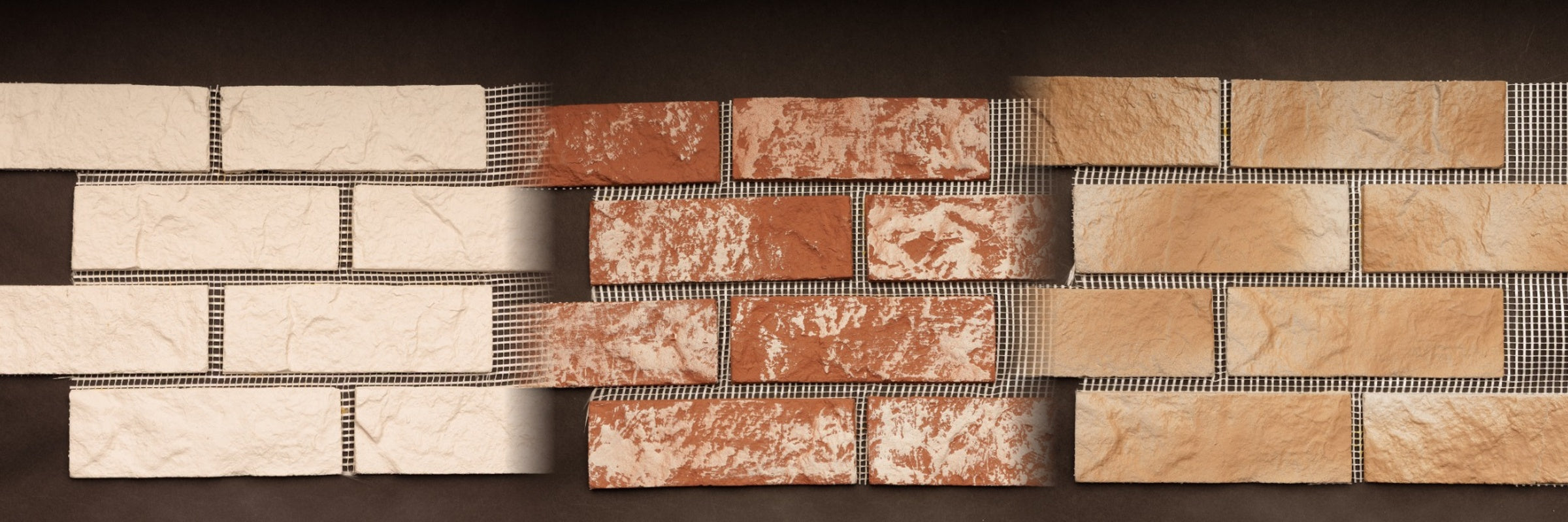 EZ Brick Mesh Panels Collage Background
